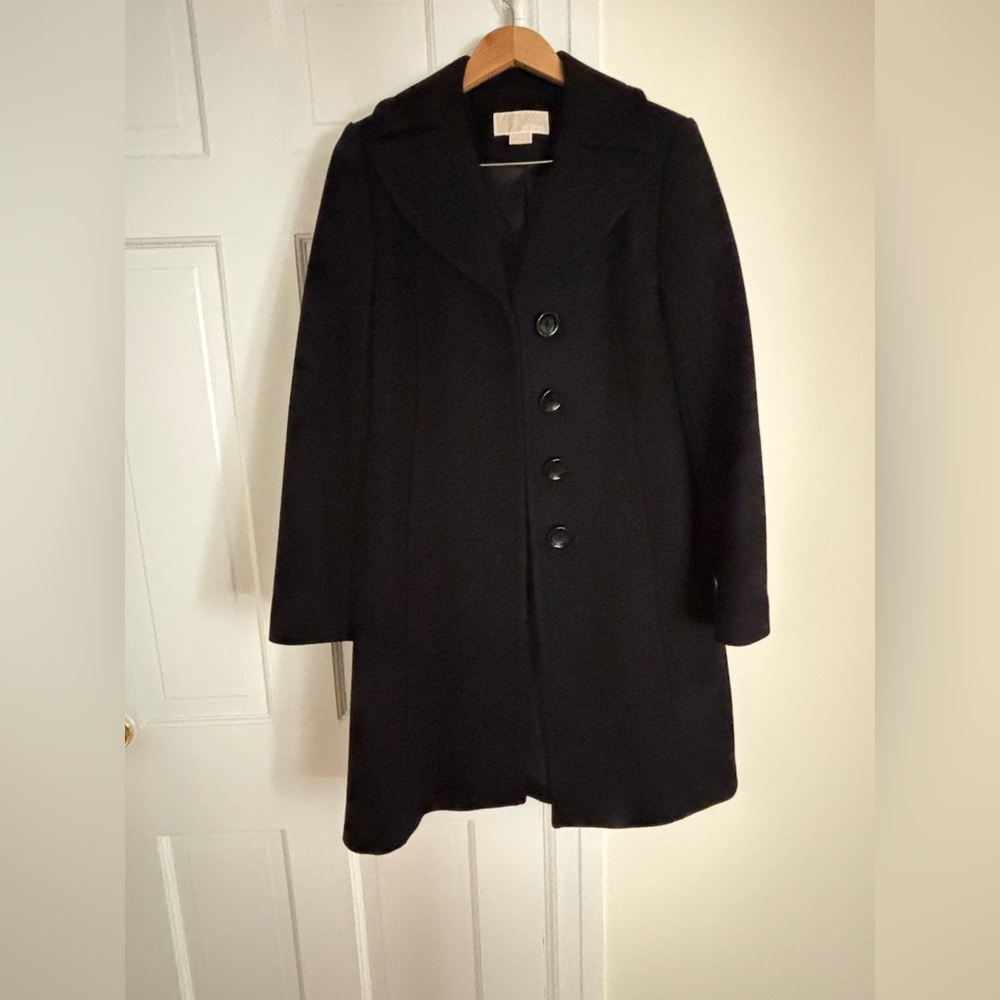 MICHAEL Michael Kors Black Pea Coat